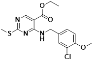 (5-PyriMidinecarboxylicacid, 4-[[(3-chloro-4-Methoxyphenyl)Methyl]aMino]-2-(Methylthio)-,ethyl ester)