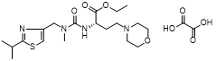 (S)-Ethyl-2-(3-((2-isopropylthiazol-4-yl)Methyl)-3-Methylureido)-4-Morpholinobutanoate oxalate
