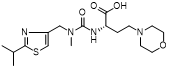 (S)-2-(3-((2-isopropylthiazol-4-yl)Methyl)-3-Methylureido)-4-Morpholinobutanoic acid